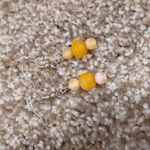 Brand new handmade orange earrings
